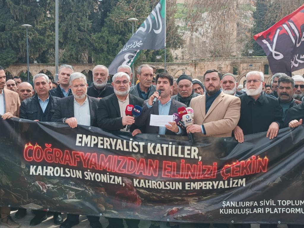 Şanlıurfa STK’ları Platformu’ndan Ortadoğu’daki saldırılara tepki