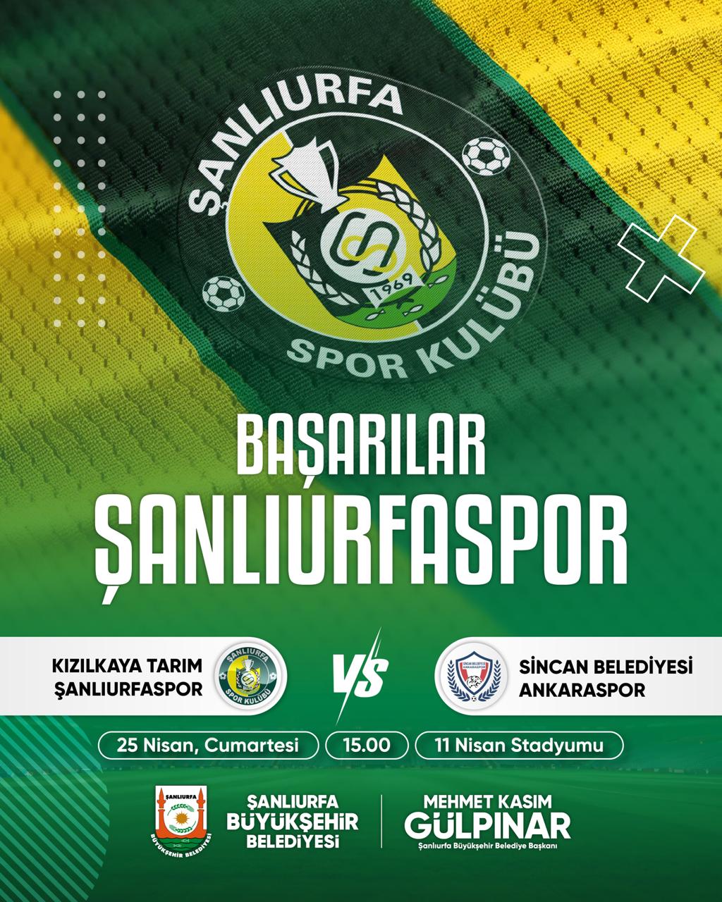 Şanlıurfaspor, Ankaraspor Karşısında Galibiyet Peşinde