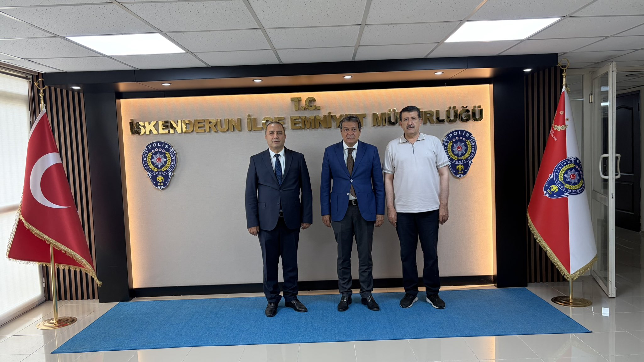 Eyyübiye Belediyesi Kurucu Başkanı Mehmet Ekinci’den Hatay Emniyetine Ziyaret